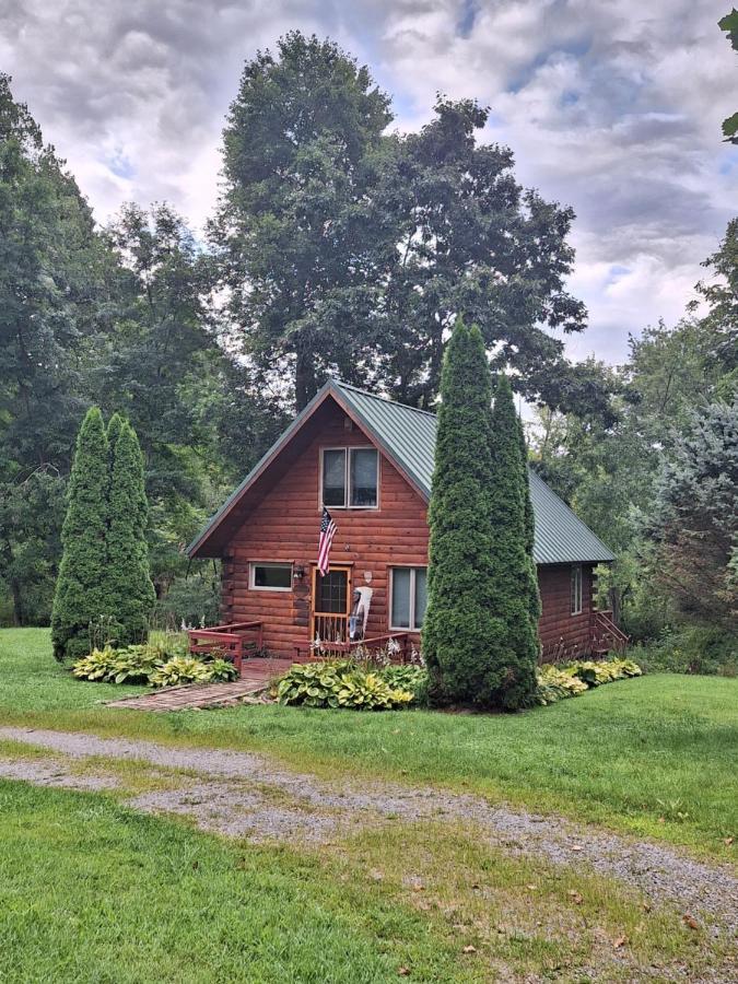 Neshannock Creekside Log Cabin Volant エクステリア 写真